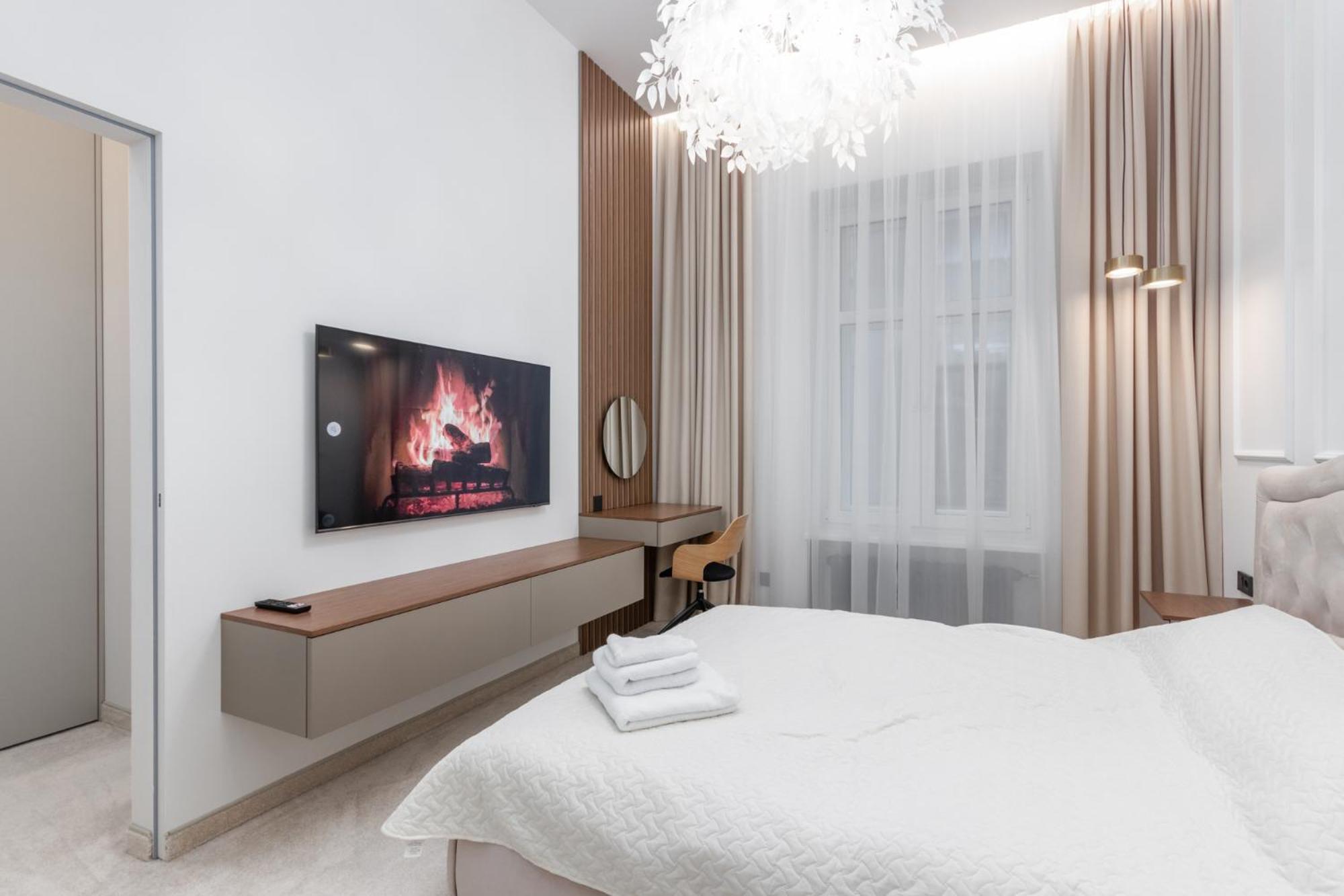 A++ Executive Apartment With Luxury Sauna Room Riga Oda fotoğraf