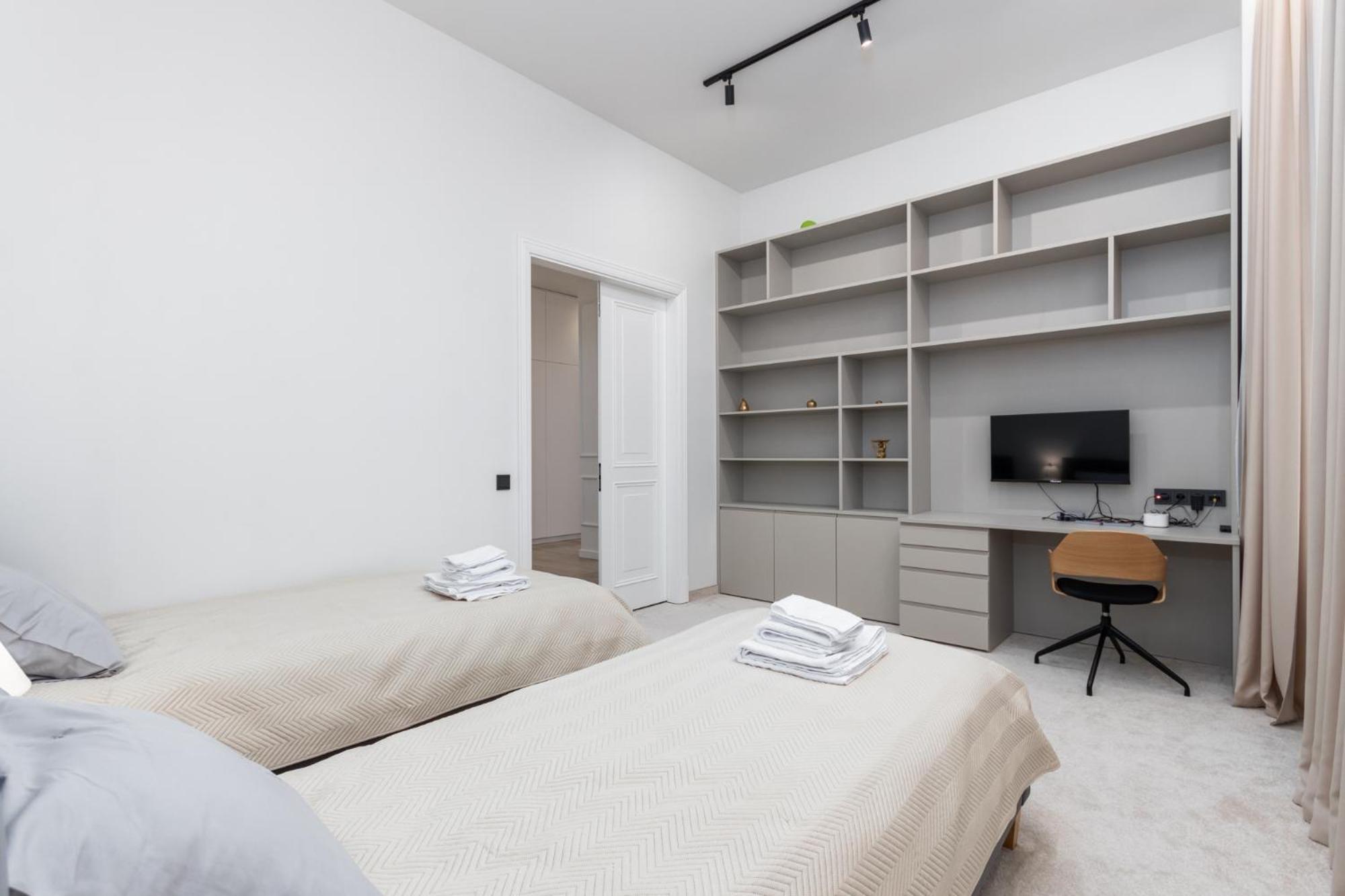 A++ Executive Apartment With Luxury Sauna Room Riga Oda fotoğraf